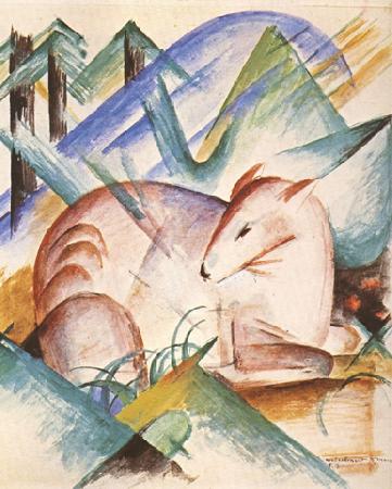 Franz Marc Red Deer (mk34)